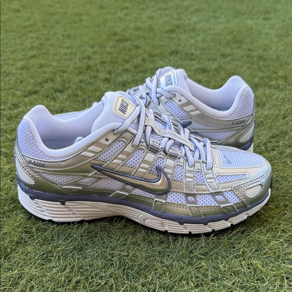 Nike P-6000 Metallic Silver World Indigo
